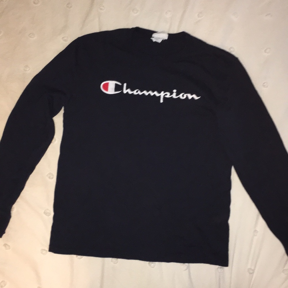 Champion men’s crew neck long sleeve shirt